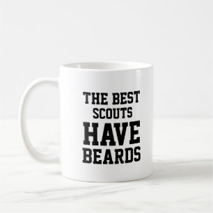 Die besten Pfadfinder haben Bärte Kaffeetasse