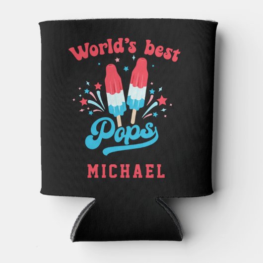 Die besten Pop der Welt am 4. Juli Dosenkühler (Vorderseite)