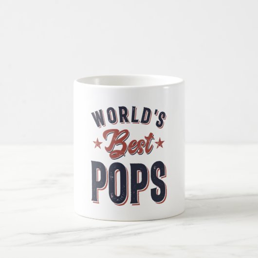 Die besten Pop der Welt | Father Grandpa-Geschenk Kaffeetasse (Mittel)