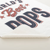 Die besten Pop der Welt | Father Grandpa-Geschenk Sherpadecke (3/4)