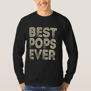 Die besten Pop je Funny Grandpa Vater Vatertag T-Shirt