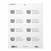 Die besten Poppi-Black-Text-Geschenke der Welt (Vorne)