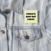 Die besten Poppi-Black-Text-Geschenke der Welt Button (Beispiel)