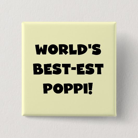 Die besten Poppi-Black-Text-Geschenke der Welt Button (Vorderseite)