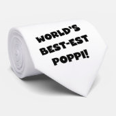 Die besten Poppi-Black-Text-Geschenke der Welt Krawatte (Gerollt)