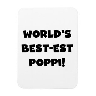 Die besten Poppi-Black-Text-Geschenke der Welt Magnet