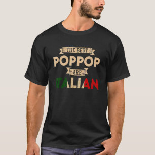 Die besten Poppop-Menns sind Italienische Fahne Pa T-Shirt