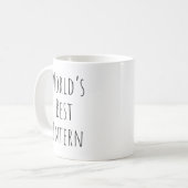 Die besten Praktikanten der Welt Kaffeetasse (Vorderseite Links)