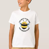 Die besten Puns sind Bee Grade Puns Funny Bug Pun T-Shirt (Vorderseite)