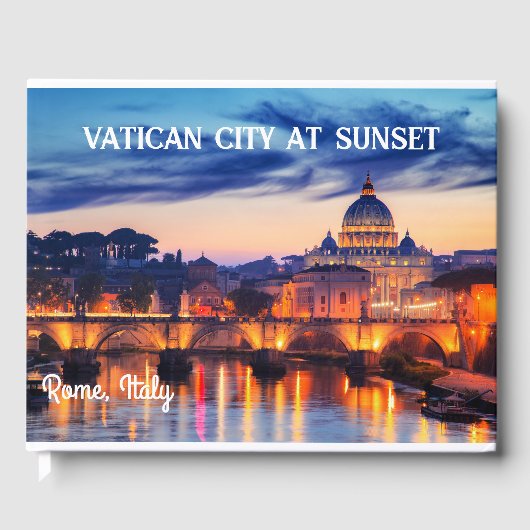 Die besten ruhigen Plätze in Kursivschrift Gästebuch (Vorderseite)