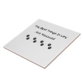 Die besten Sachen im Leben werden gerettet Fliese (Seite)