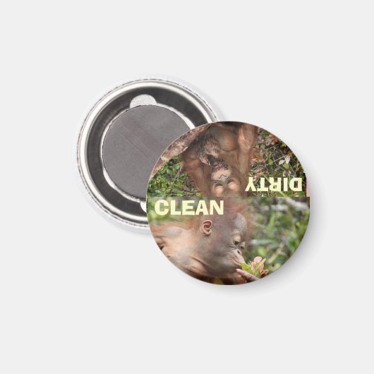 Die besten sauberen und schmutzigen Geschirr Magnet (Vorderseite/Rückseite)