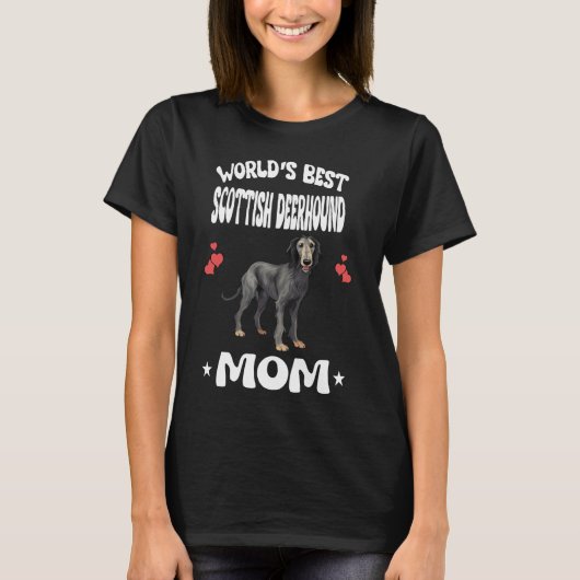 Die besten schottischen Mamas-Hunde der Welt T-Shirt (Vorderseite)