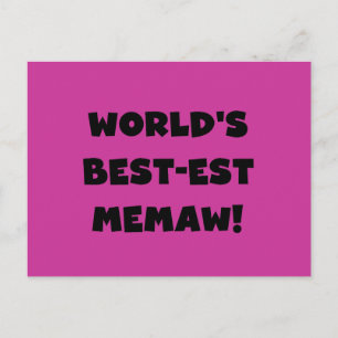Die besten Schwarz-Weiß-T - Shirt der Welt Postkarte