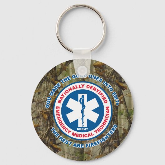 Die besten sind EMTs, die Erholung sind Feuerwehrl Schlüsselanhänger (Vorderseite)