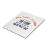 Die besten Spieler sind auf dem Bench Piano-Player Fliese (Seite)