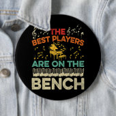 Die besten Spieler sind auf der Bank Retro Pianist Button (Beispiel)