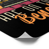 Die besten Spieler sind auf der Bench Funny Pianis Poster (Ecke)