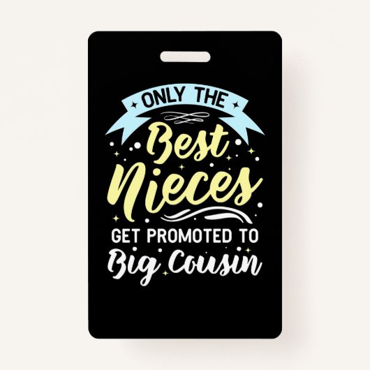 Die besten Stücke werden für große Cousin angebote Ausweis (Vorderseite)