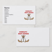 Die besten T - Shirt und Geschenke der Bärenwelt Visitenkarte (Vorne/Hinten)