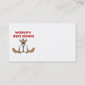 Die besten T - Shirt und Geschenke der Bärenwelt Visitenkarte (Rückseite)