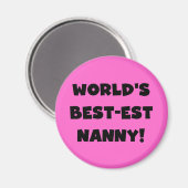 Die besten T - Shirt und Geschenke der Black World Magnet (Vorderseite/Rückseite)