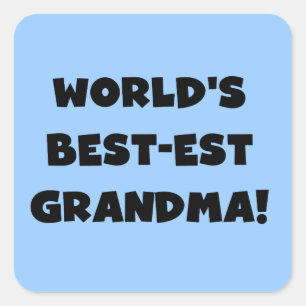 Die besten T - Shirt und Geschenke der Welt in Oma Quadratischer Aufkleber