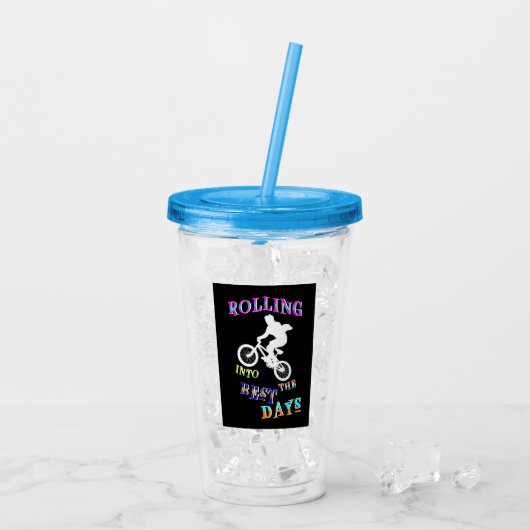 Die besten Tage Acryltrinkbecher (Rückseite Ice)