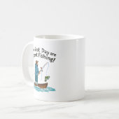 Die besten Tage sind Angel-Tage Kaffeetasse (Vorderseite Links)