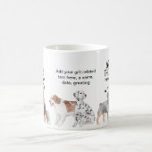 DIE BESTEN THERAPIEN HABEN PAWS Support Dogs Custo Kaffeetasse (Mittel)