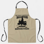 Die besten Töchter fahren Motorrad Schürze (Vorderseite)