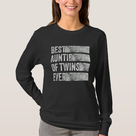 Die besten Twins Pregnancy Ankündigung Funny T-Shirt (Vorderseite)
