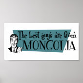 Die besten Typ kommen aus der Mongolei Poster (Vorne)