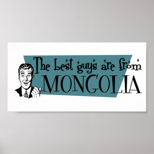 Die besten Typ kommen aus der Mongolei Poster (Vorne)