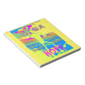 Die besten USA Hope Hillary Stronger Together Notizblock (angewinkelt)