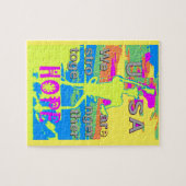 Die besten USA Hope Hillary Stronger Together Puzzle (Horizontal)