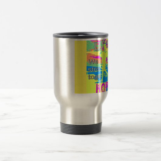 Die besten USA Hope Hillary Stronger Together Reisebecher (Mittel)