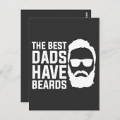 die besten Väter haben Bären Funny Vathers Day Postkarte (Vorne/Hinten)