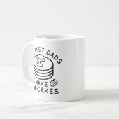 Die besten Vater machen Crêpes Kaffeetasse (Vorderseite Links)