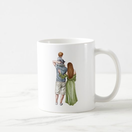 Die besten Vater-, Sohn- und Mama-Familien der Wel Kaffeetasse (Rechts)