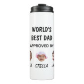Die besten Vater Tumbler Custom Baby Face Tumblers Thermosbecher (Vorderseite)