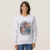 Die besten Vater von heute würdigen - ein glücklic Sweatshirt (Vorne ganz)