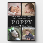 Die besten Vater werden für die FotoCollage Poppy  Fotoplatte (Vorderseite)