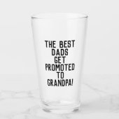 Die besten Vater werden für Großvater bewirtet Glas (Vorderseite)