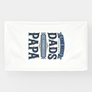 Die besten Väter werden zum Papa Vintage-Shirt-Des Banner