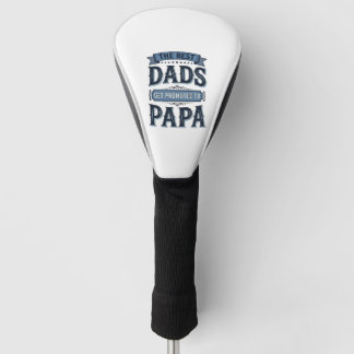 Die besten Väter werden zum Papa Vintage-Shirt-Des Golf Headcover