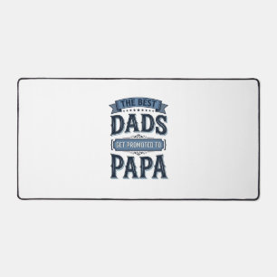 Die besten Väter werden zum Papa Vintage-Shirt-Des Schreibtischunterlage