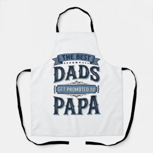 Die besten Väter werden zum Papa-Vintage-Shirt-Des Schürze
