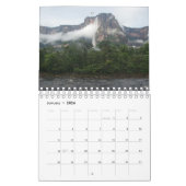 Die besten Wasserfälle 2009 der Welt tragen 7" x11 Kalender (Jan 2026)