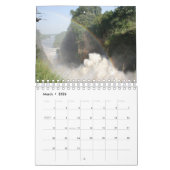 Die besten Wasserfälle 2009 der Welt tragen 7" x11 Kalender (Mär 2026)